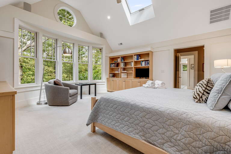 Upper Level - Main Suite/Bedroom One - King Bed w/ Smart TV
