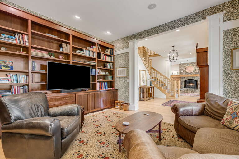 Main Level - Living Area w/ Smart TV