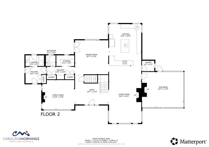 Mountain Creek Lodge Floorplan