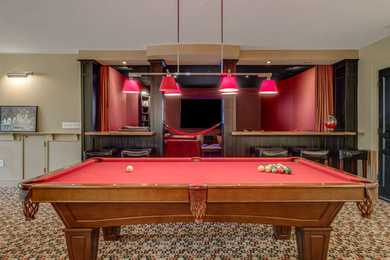 Billiard Room and Home Movie Theatre