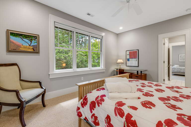 Bedroom Three - Queen Bed w/ Jack and Jill Full Bath
