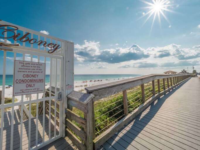 Private Beach Access - A short, scenic stroll brings
you straight to the surf from your condo.