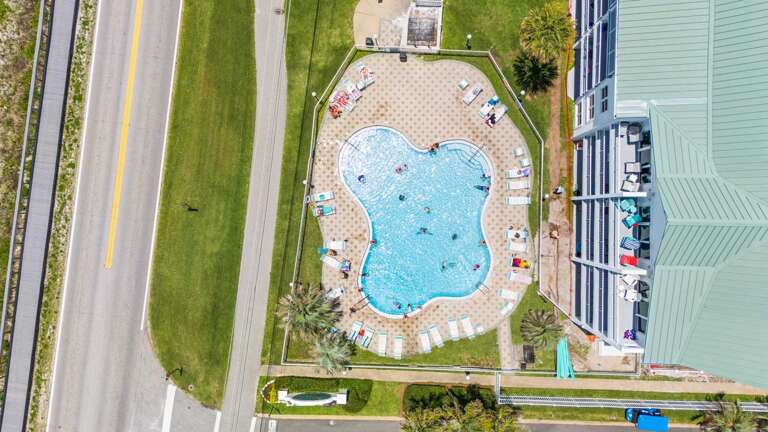 Gulf front pool Maravilla