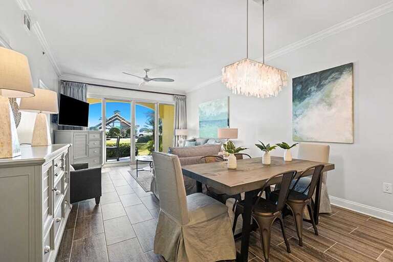 Modern stylish and coastal.  Everyone loves the decor in this guest favorite