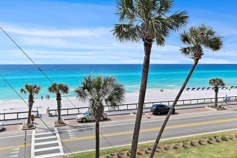 Gulf views from your private balcony-unbeatable location