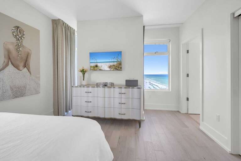 Bedroom Two with Views of the beach