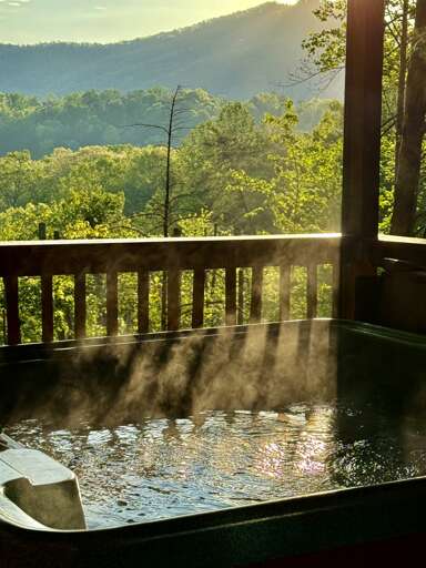 Vacation Rental View Of Verdant Valley From Vivid Veranda