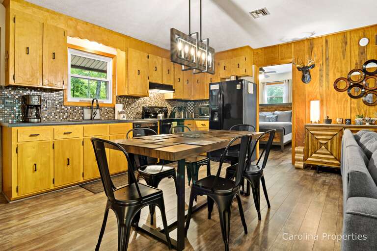 Dining table with seating for 6