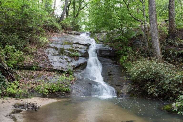 Waterfall on the way to the lake