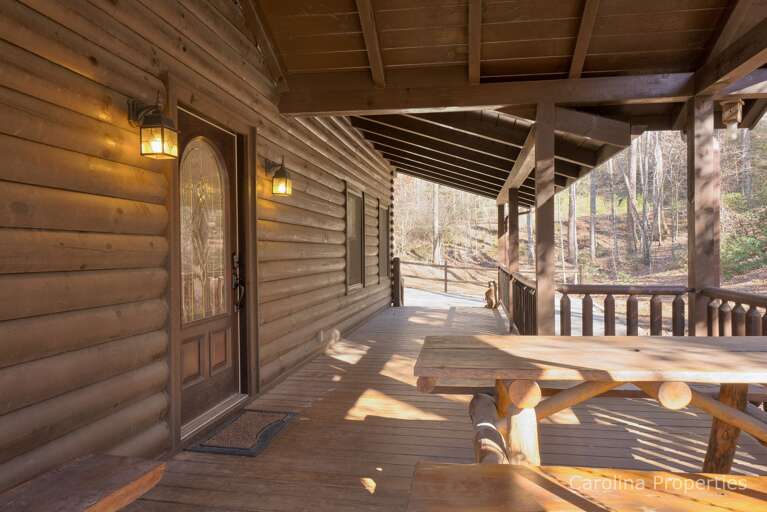 Nice, covered porches!