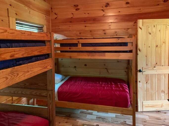 Upper level bunk room