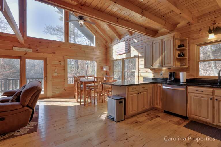 Lots of natural light