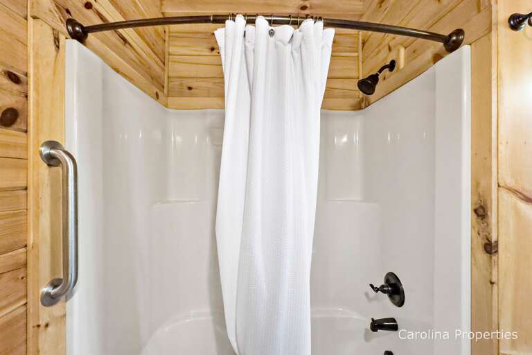 Shower in master bathroom