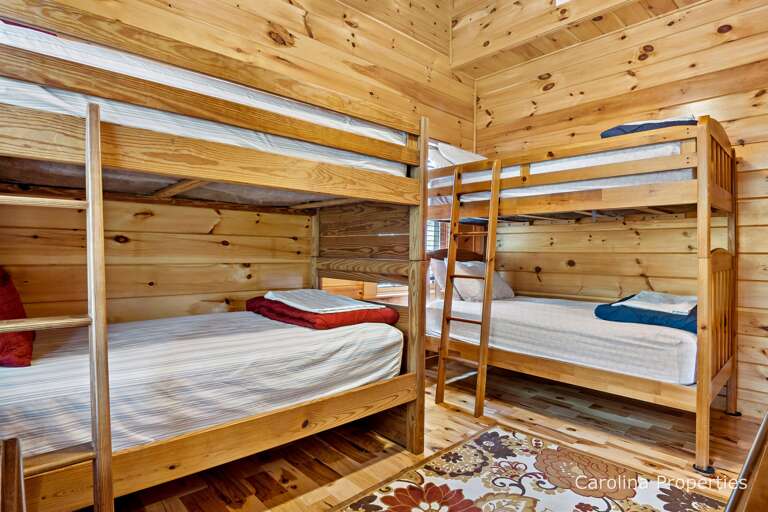 Upper level bunk room