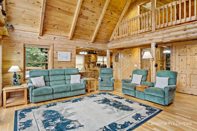 Large cozy living room