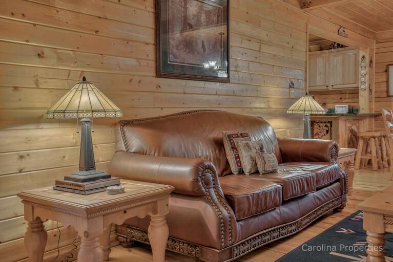 Leather couch Leather couch