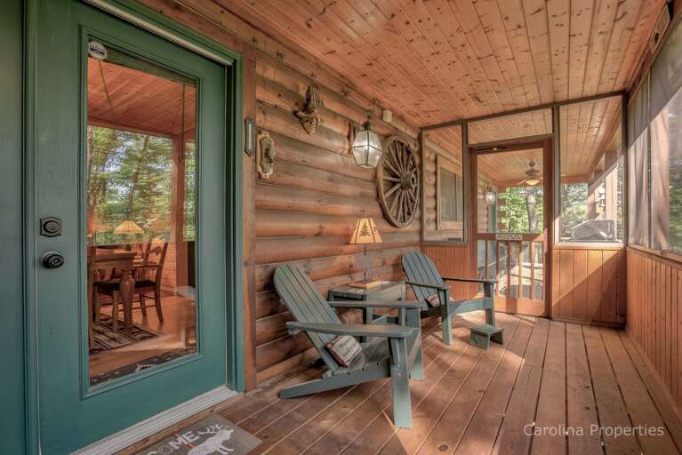 Seating on back deck