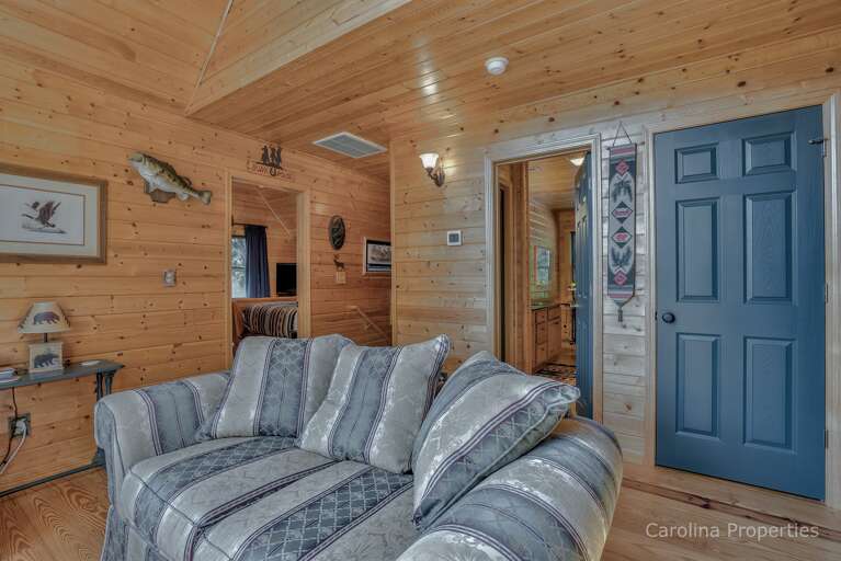 Seating on upper level