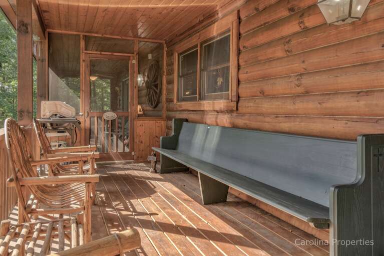 Other side of back deck