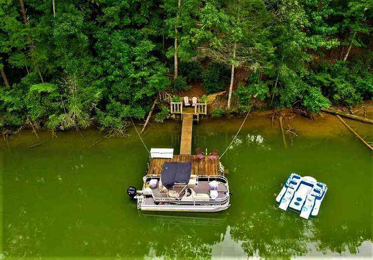 Private dock on Lake Adger