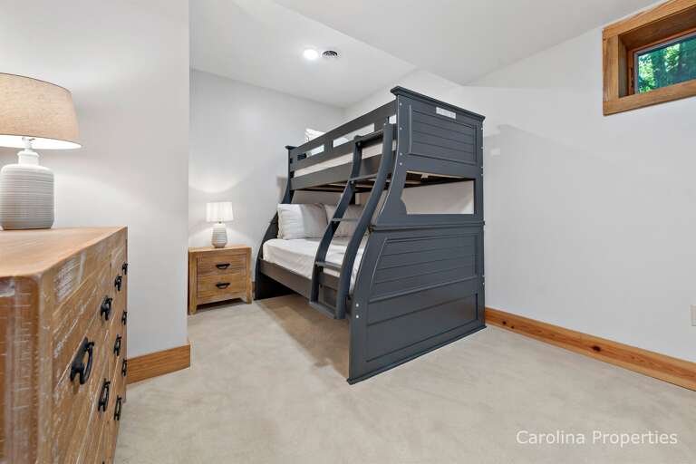 Bunk with twin and full in the lower level