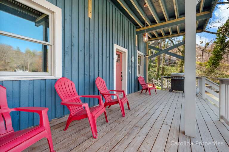 Enjoy the views while using the gas grill