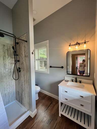 Lower level bath Lower level bath