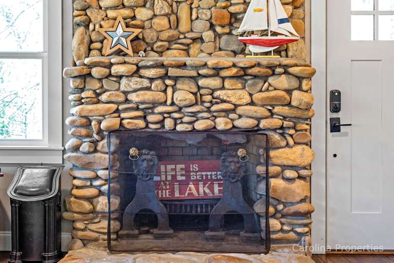 Historic fireplace, beautiful but non-operatonal