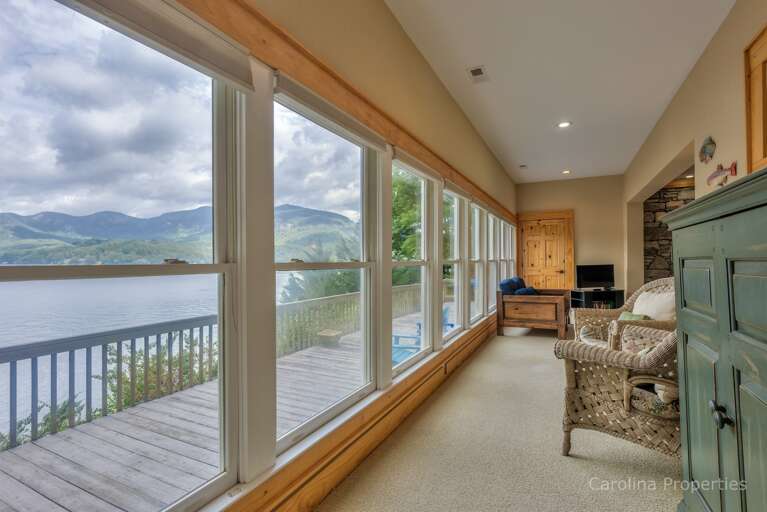 Sit inside and enjoy the outside view