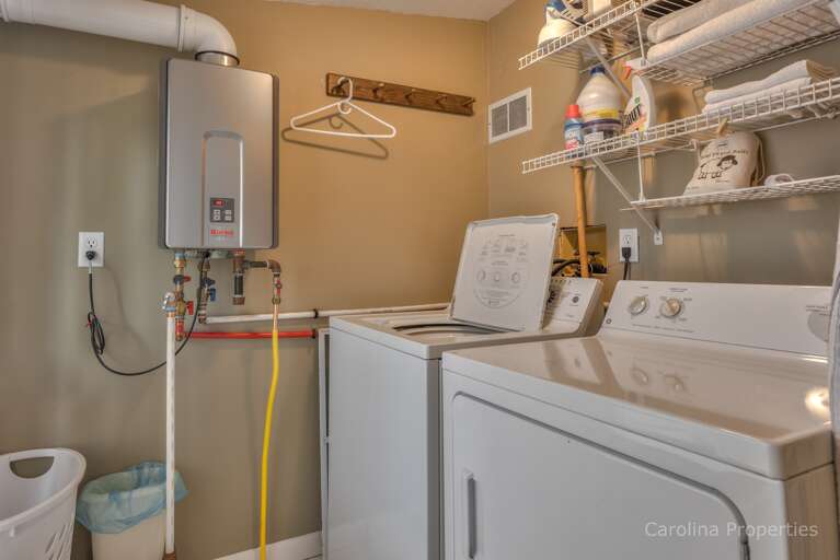 Laundry room on the lower level