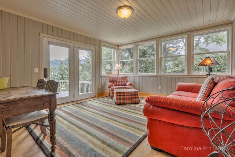 Many options of cozy seating