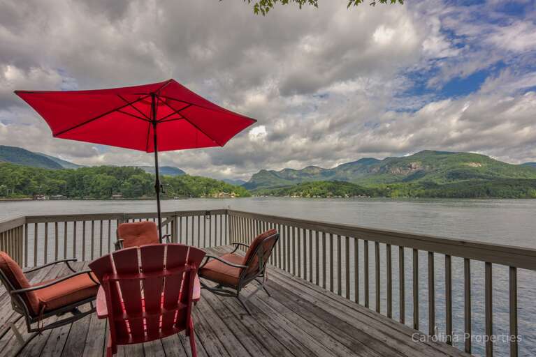 Sit outside and look at the water and mountains