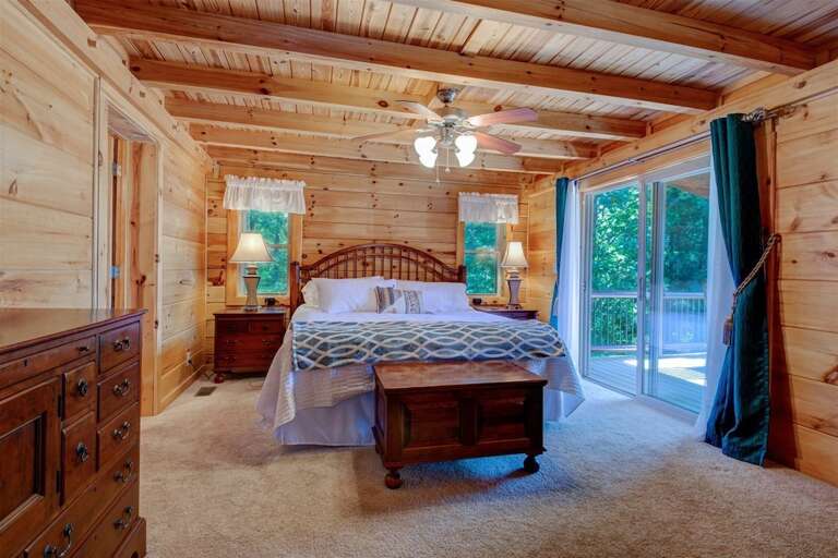 Main level master bedroom