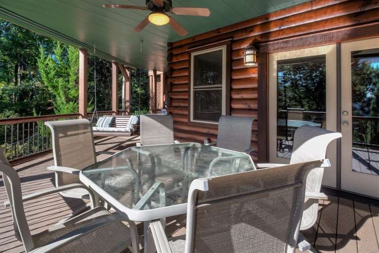 Ample seating on decks Ample seating on decks