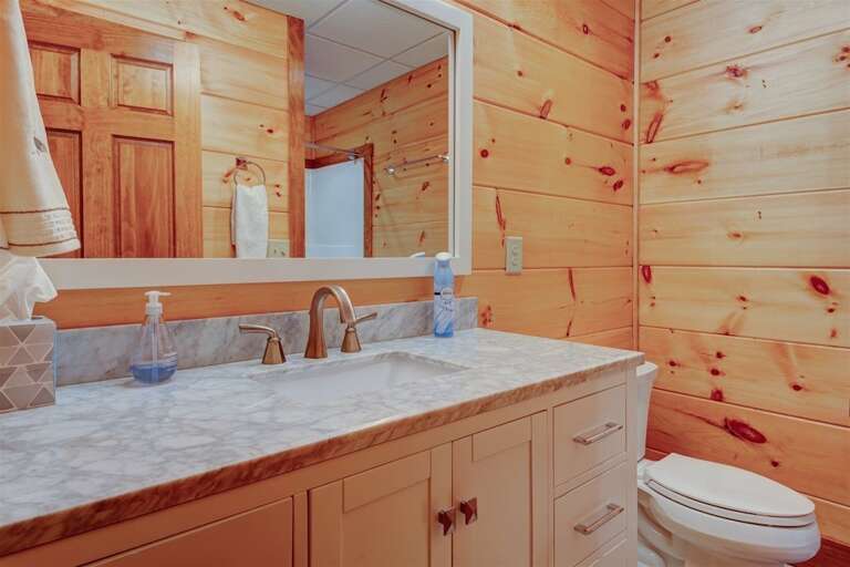Lower level full bathroom Lower level full bathroom