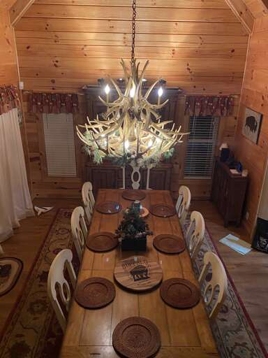 Rustic decor throughout the home