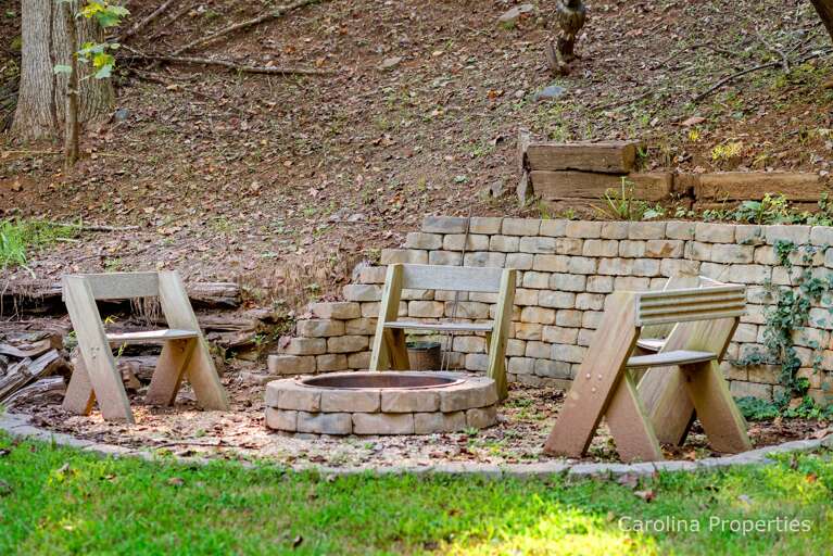 Gather around the fire pit