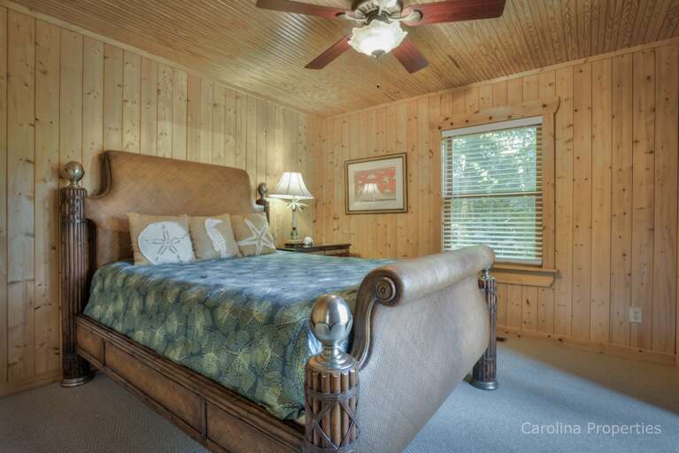 Fourth Bedroom features a queen size bed