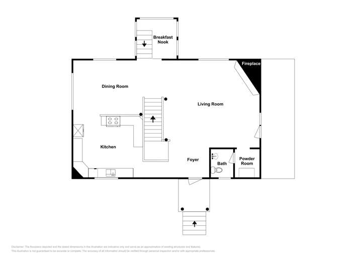 Main level home layout