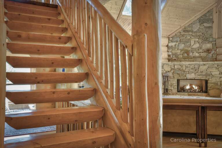 Beautiful wood staircase