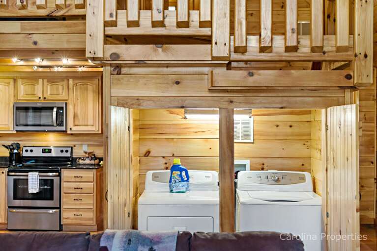 Laundry area on main level