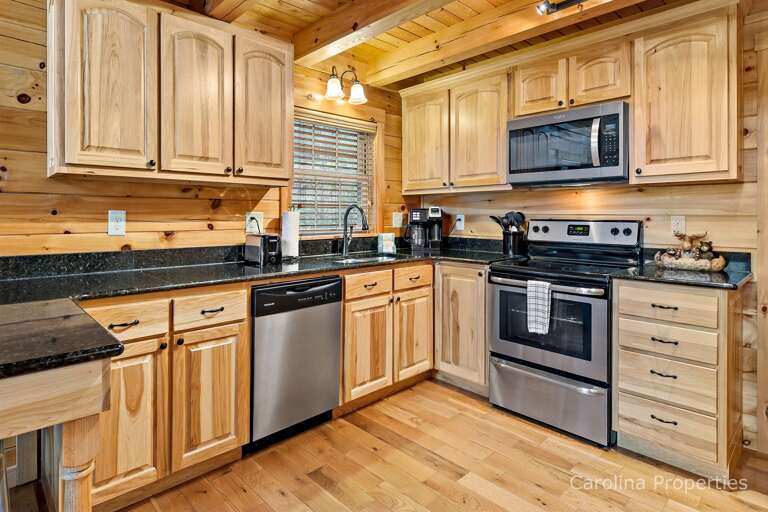 Fully functional kitchen