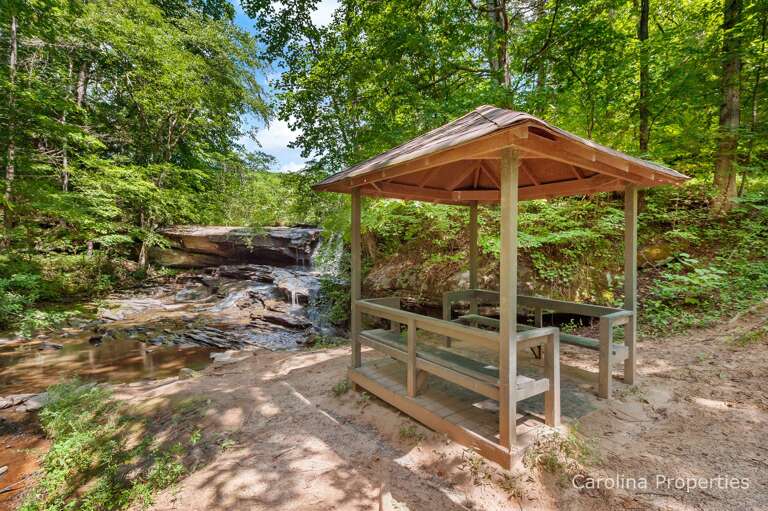 Have a picnic at the Broad River waterfall Have a picnic at the Broad River waterfall