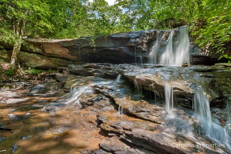 The Rocky Broad River waterfall is beautiful