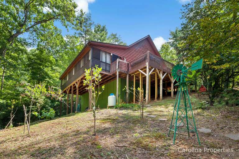 Backside of Hawks Terrace