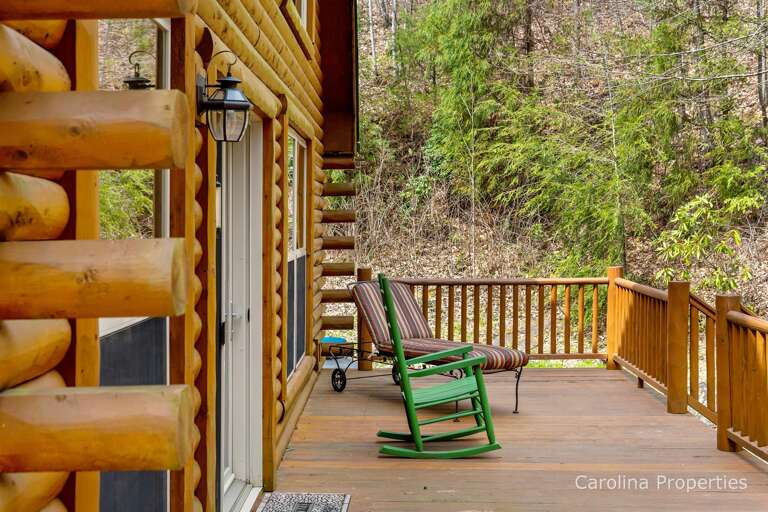 Additional view of seating on the deck