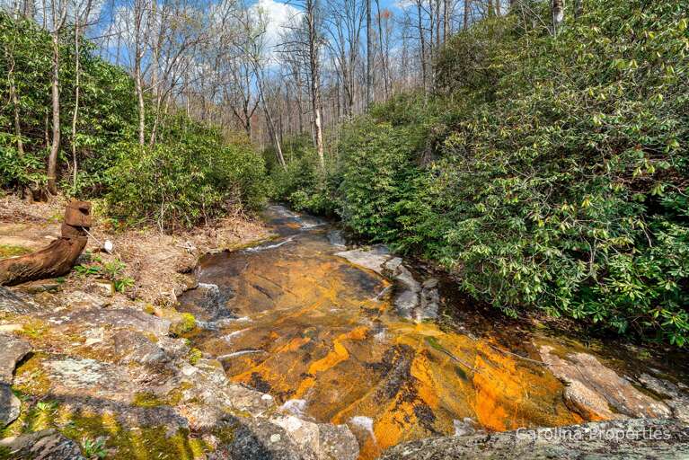 Listen to the water flowing down the creek