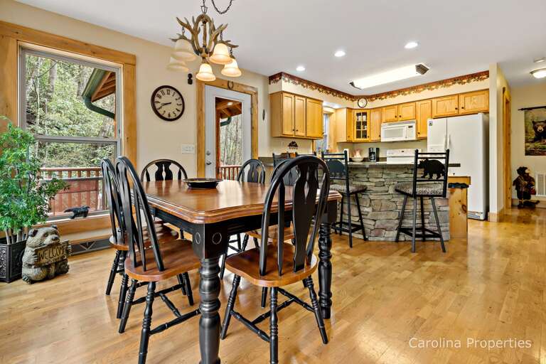 Additional view of dining room table Additional view of dining room table