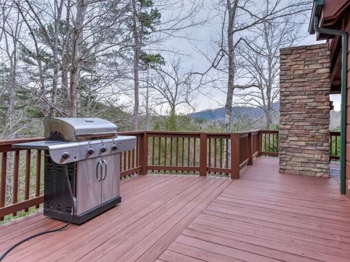 Perfect spot to grill outside. 