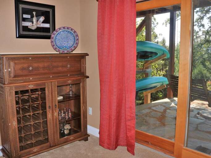 Beautiful furnishings thoughout this home - this is the lower level.